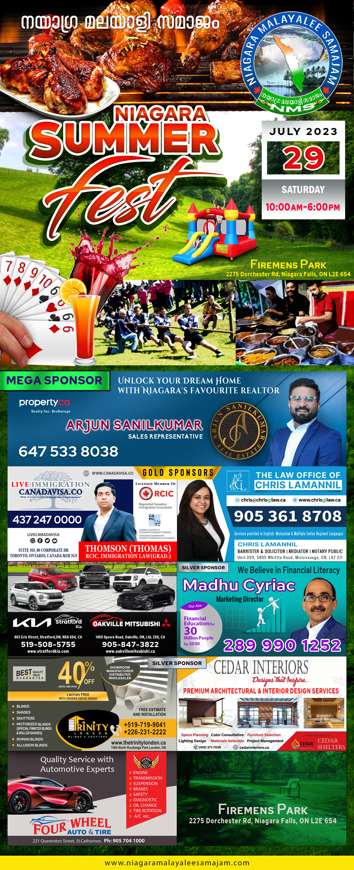 Niagara Malayalee Samajam - Niagara Summer Fest
